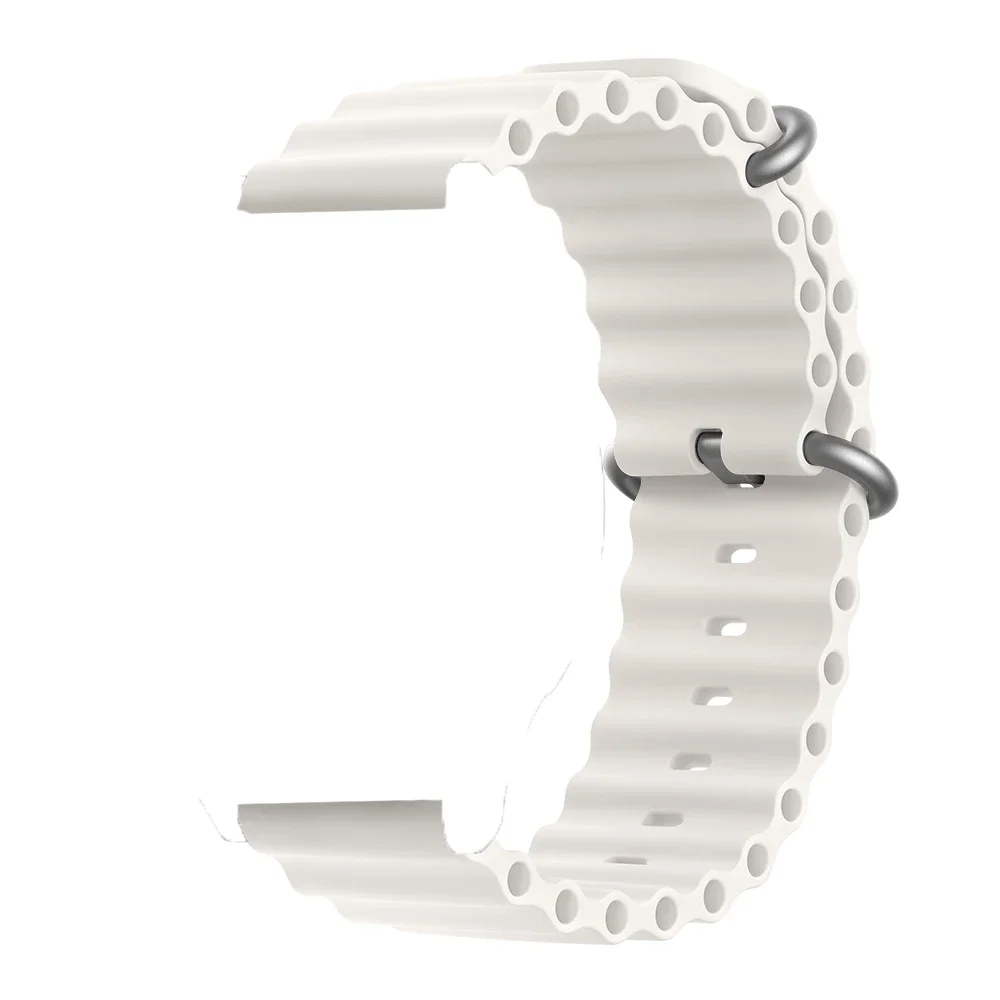 Ocean Loop 22mm Sport Silicone Strap Wristband Bracelet