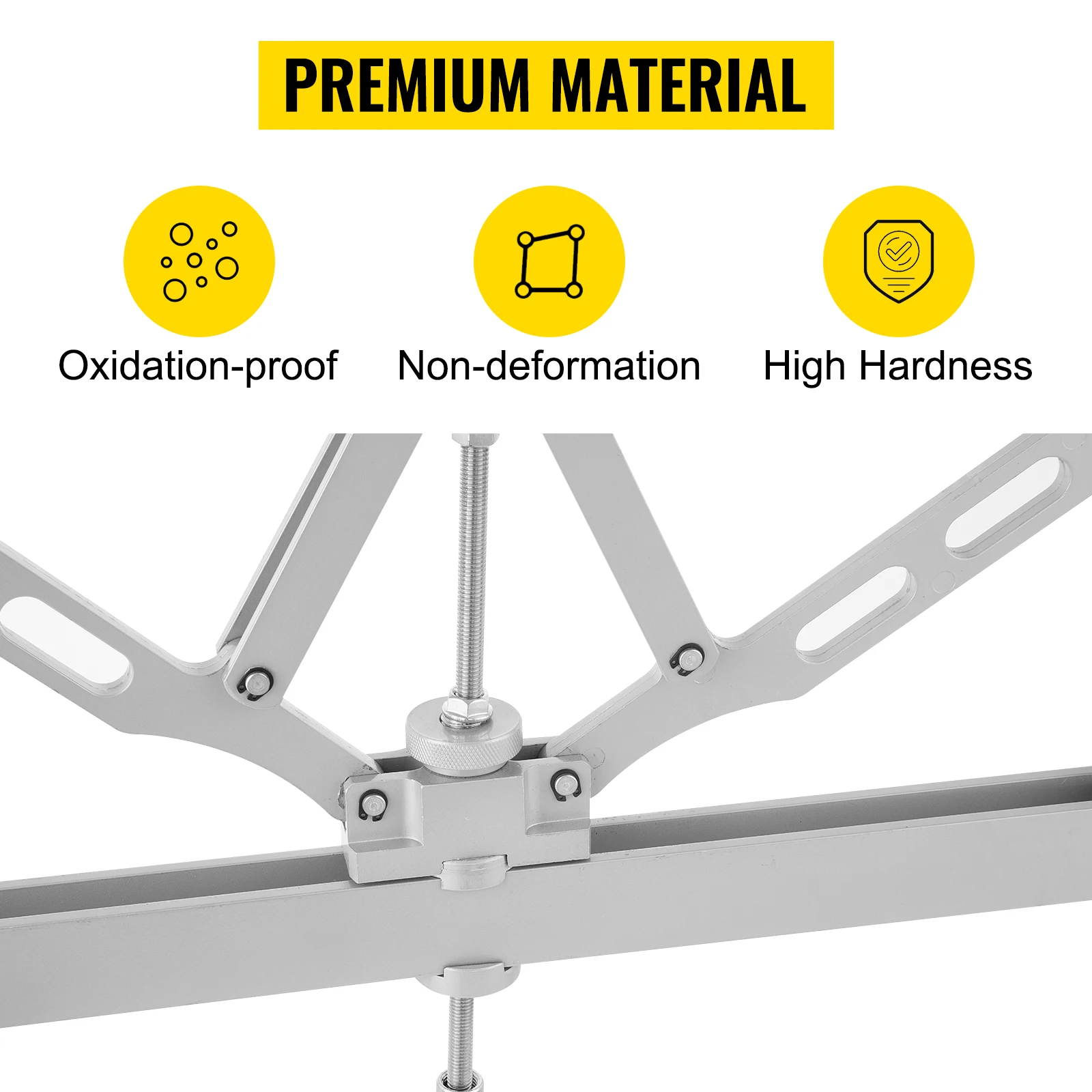 VEVOR 750 mm Dent Pull Lever Bar Kit Aluminum Steel Dent Pulling 6 Claw Hook