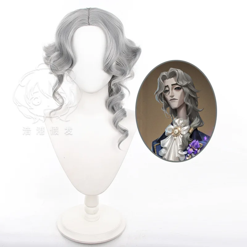 

Game Identity Ⅴ Cosplay Wig 50cm Long Alva Lorenz Cosplay Costume Synthetic Hair Halloween Party +Wig Cap