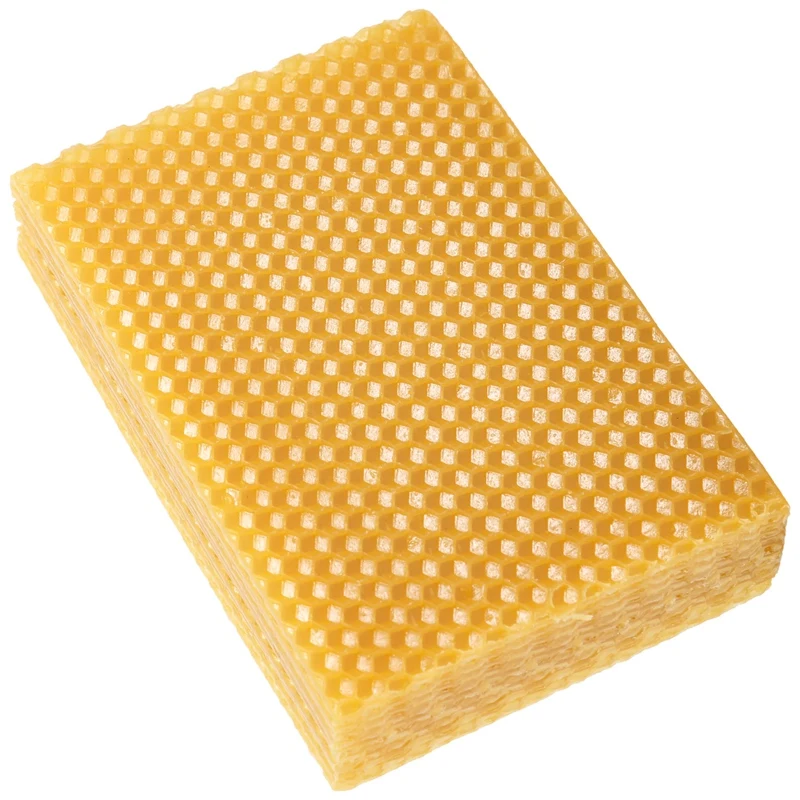 

30Pcs Honeycomb Foundation Bee Wax Foundation Sheets Paper Candlemaking Beeswax Flakes Beekeeping Tool