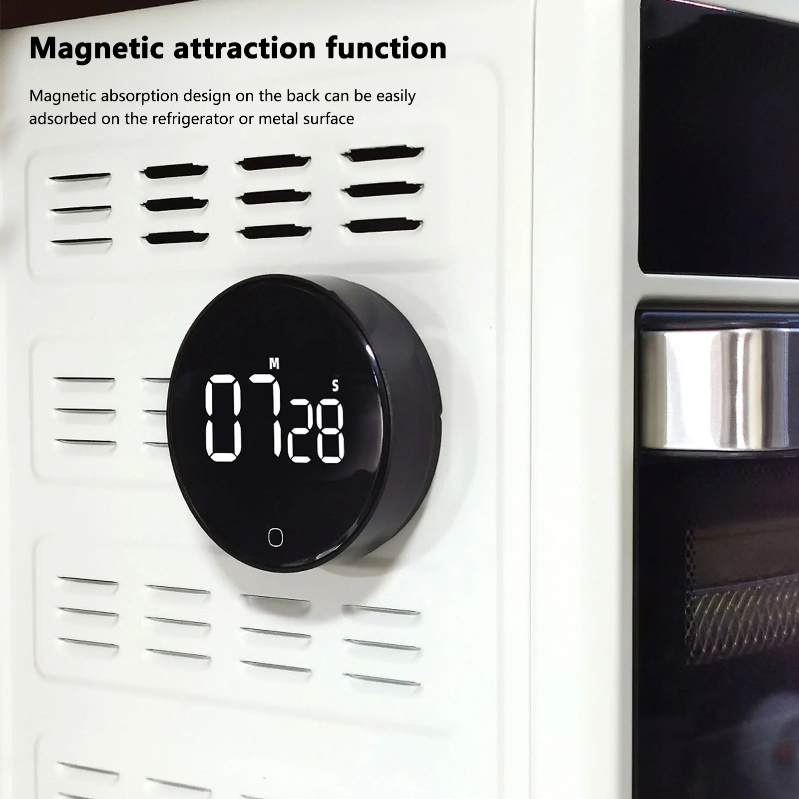 LED Digital Rotary Timer USB Rechargeable Magnetic 3