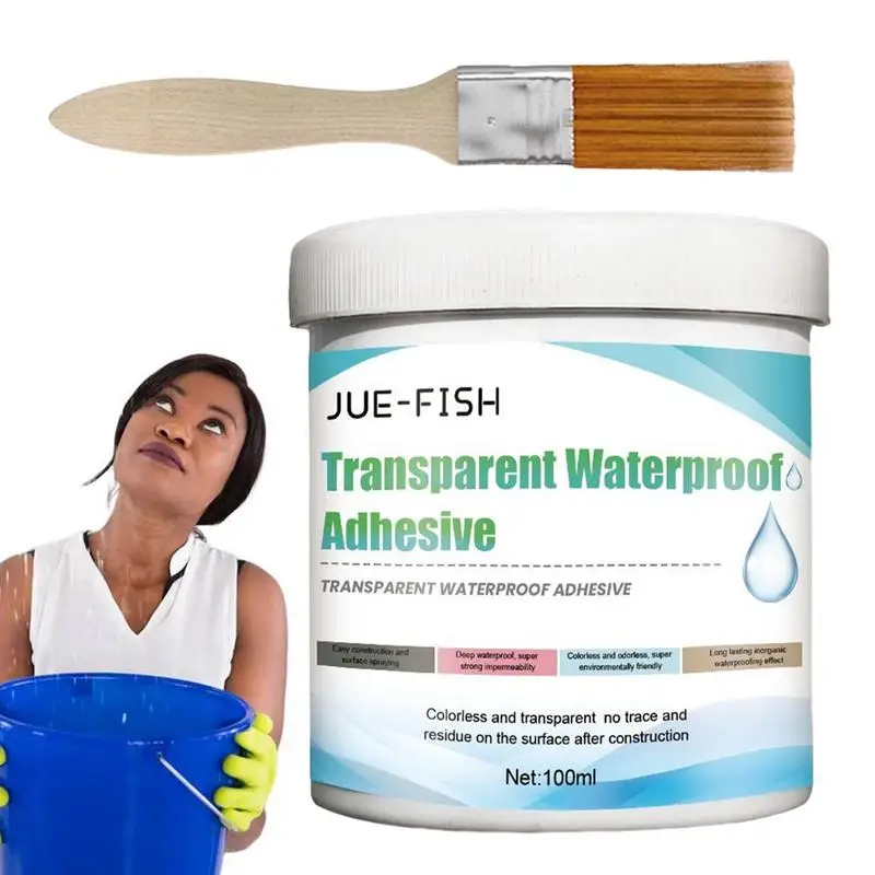 Agente Sigillante Per Rivestimento Impermeabile Jaysuin Trasparente Nano Colla Impermeabile Bagno Cucina Parete Esterna Anti-Perdite Plugging