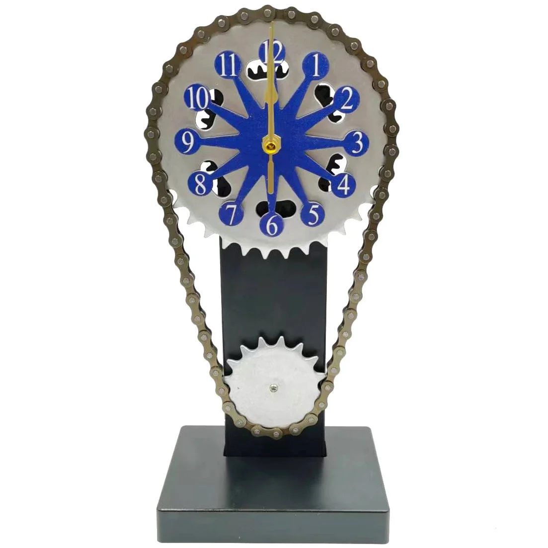 Gear Clock Blue