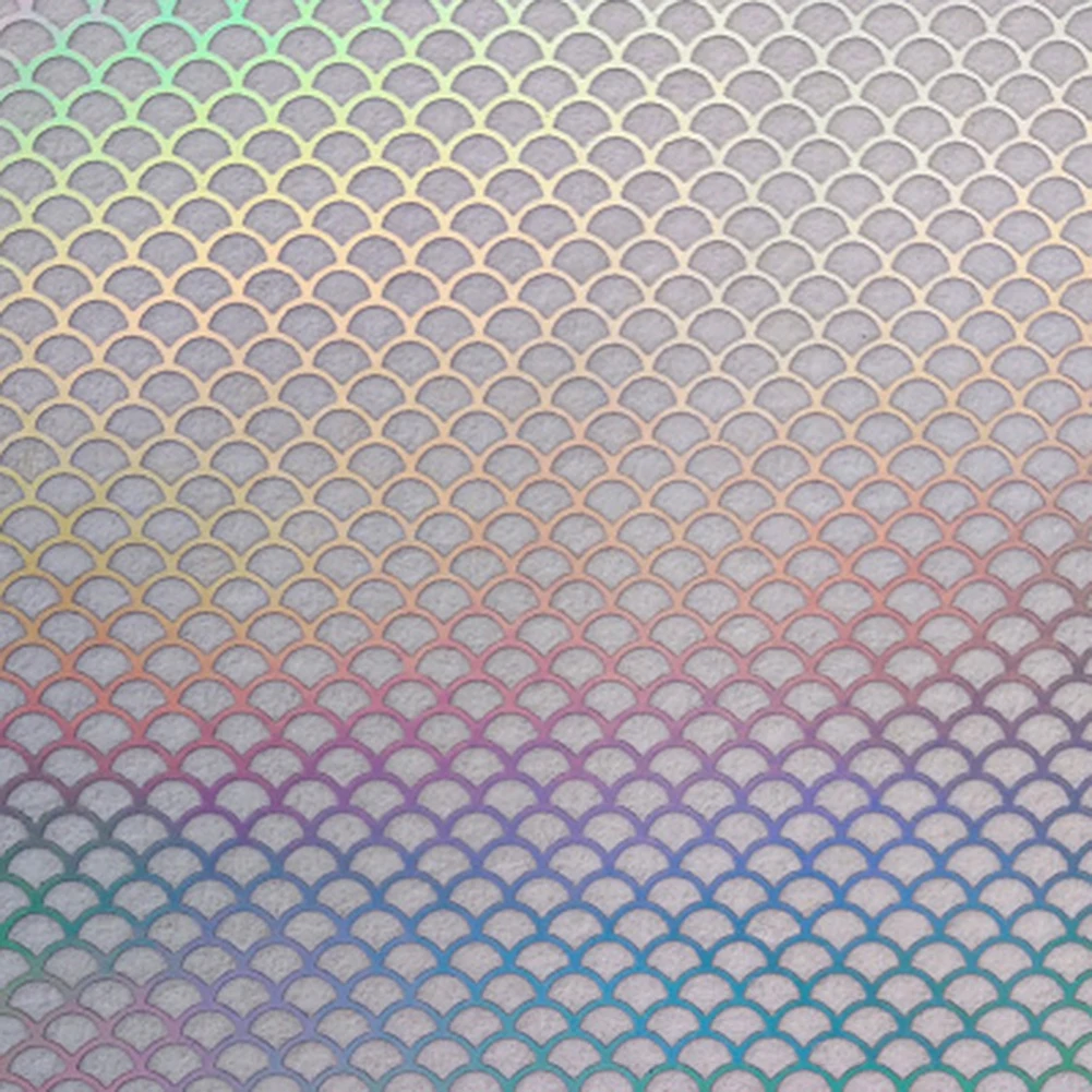 

Holographic Reflective Belt, 10pcs 20x10cm Sticker DIY Modified Fish Scale Flash Lure Bait Tape, 6 Color Options, Easy to Use