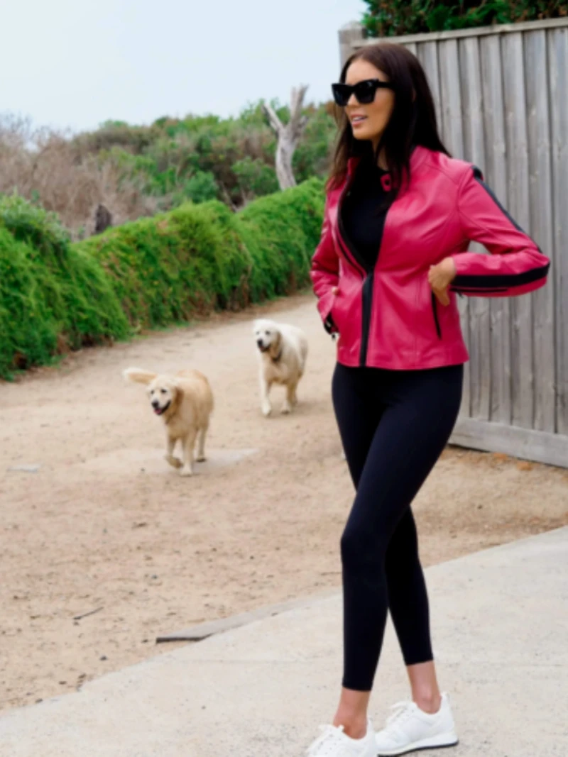 Рисунок 2 - Женская байкерская куртка из натуральной