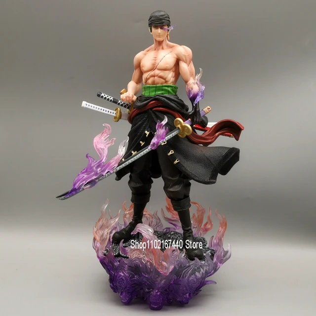 Anime One Piece Figure Zoro Action Figure Yama Demon Roronoa Zoro Figure  30cm Statue Pvc Collection Cartoon Model Toys Gifts - Action Figures -  AliExpress