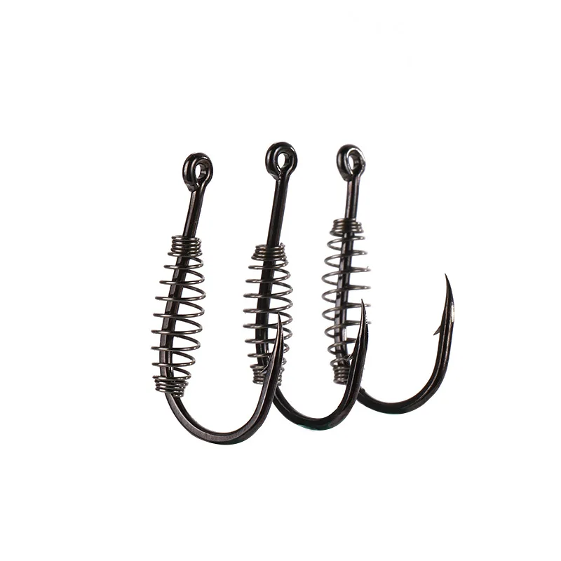 Eyed Spring Fishing Hook for Silver Carp and Bighead Carp Surface Bait  Bottom Hooks Large Objects Original High Carbon pesca