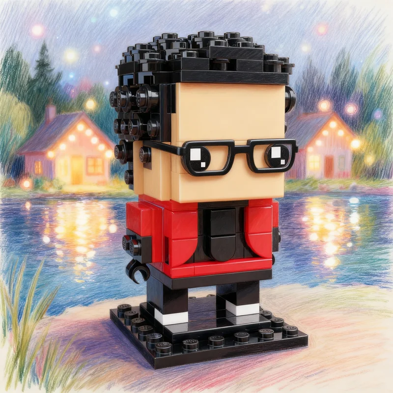 175pcs MOC Brickheadz The Weeknd 맞춤형 모델 빌딩 블록 건축..