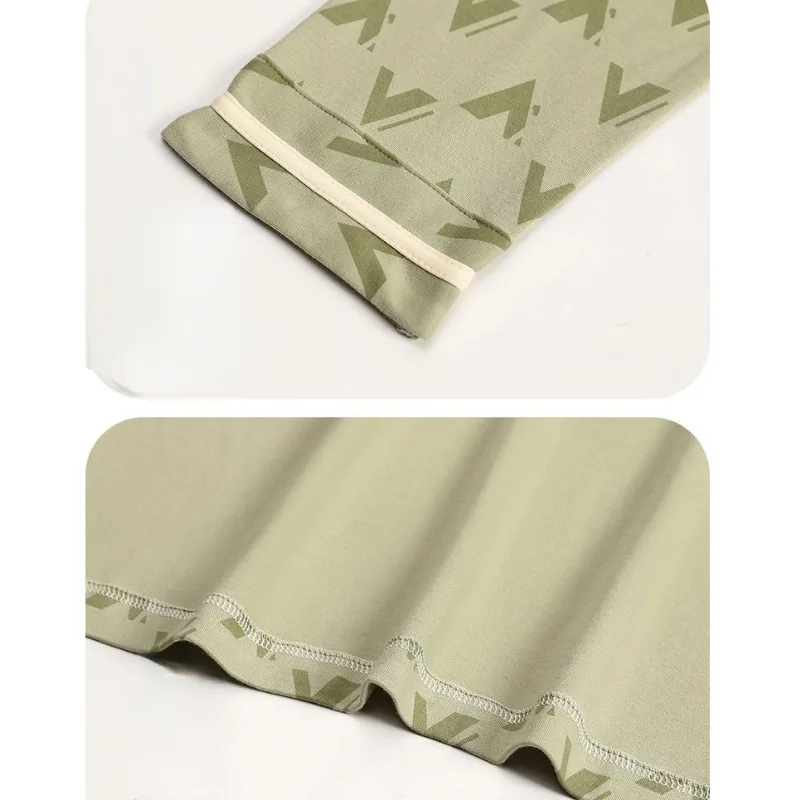 2024 New Women's Loose Loungewear Set Ladies Fashion Spring Autumn Pajamas Suit Pure Cotton Long Sleeves Pants Casual Sleepwear