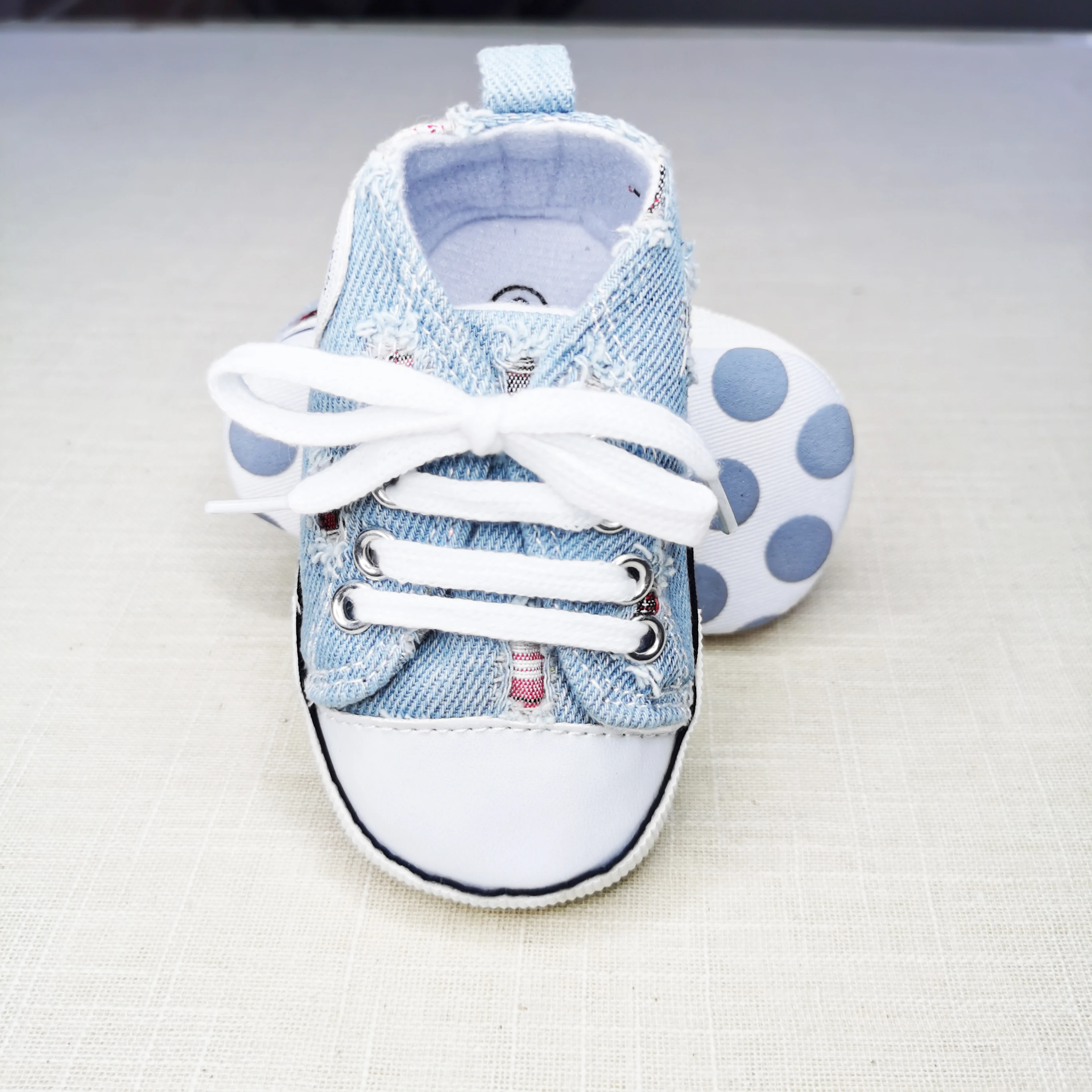 Baby Shoes Boy Girl Star Solid Sneaker Cotton Soft Anti-Slip Sole Newborn Infant First Walkers Toddler Casual Canvas Crib Shoes