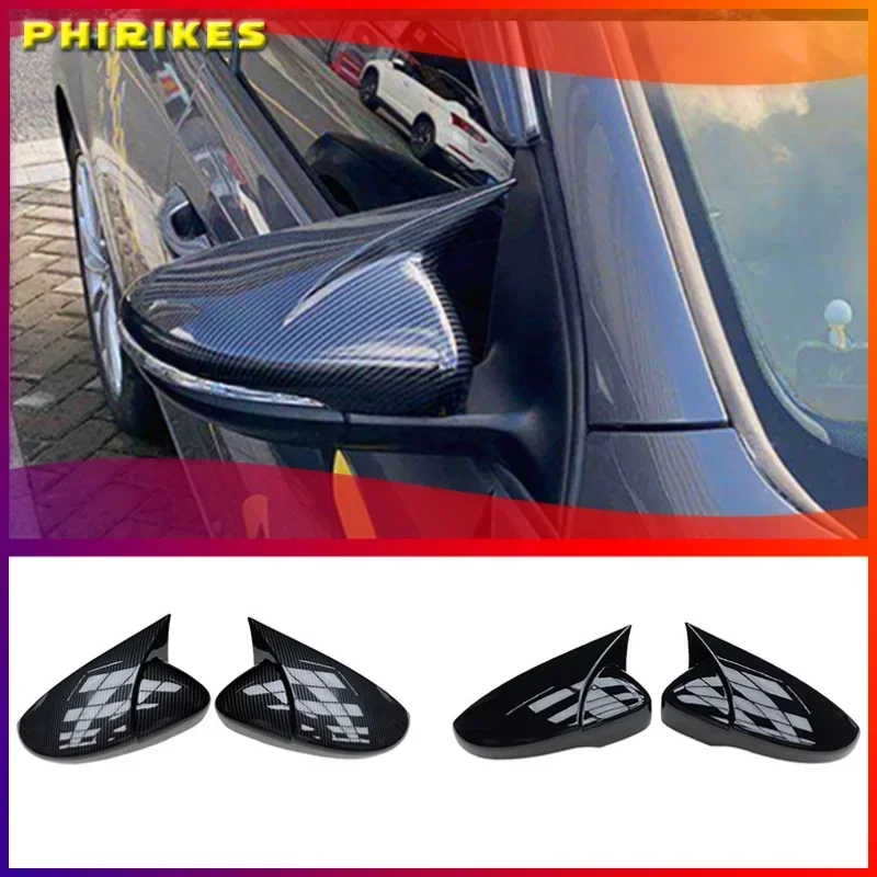 2 Pezzi Per Vw Golf Mk6 R20 Touran Golf Gti 6 Golf 6 R Tappi Copri Specchietti Retrovisori (Effetto Carbonio) Per Tappi Copri Specchietti Volkswagen