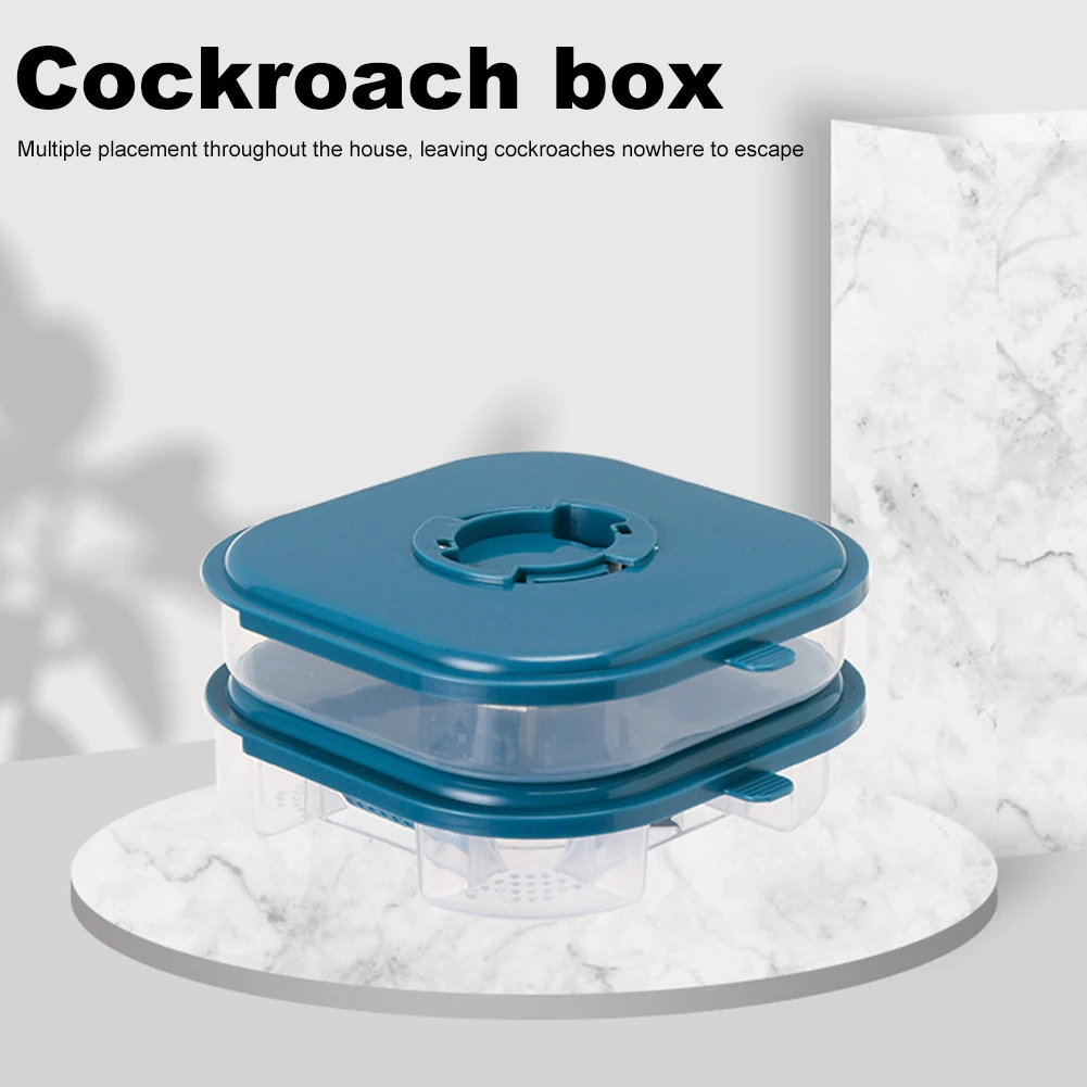 Cockroach Trap Double Layer Roach Trap Reusable Safe Cockroach Killer Indoor Infestation for Outdoor Indoor Home