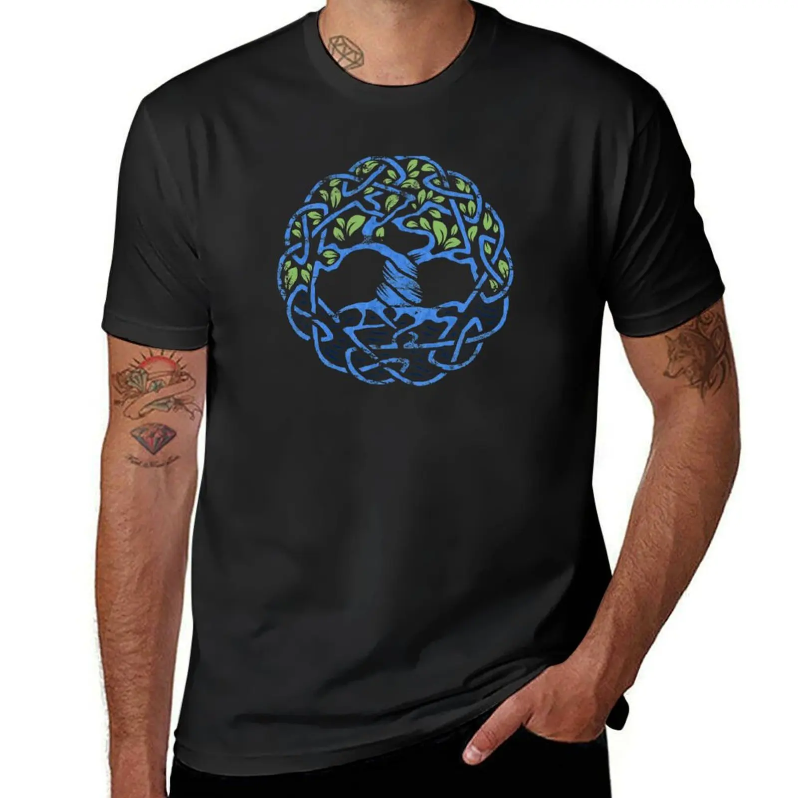 Celtic Tree of Life T-Shirt customs customizeds korean fashion summer tops t shirts for men graphic