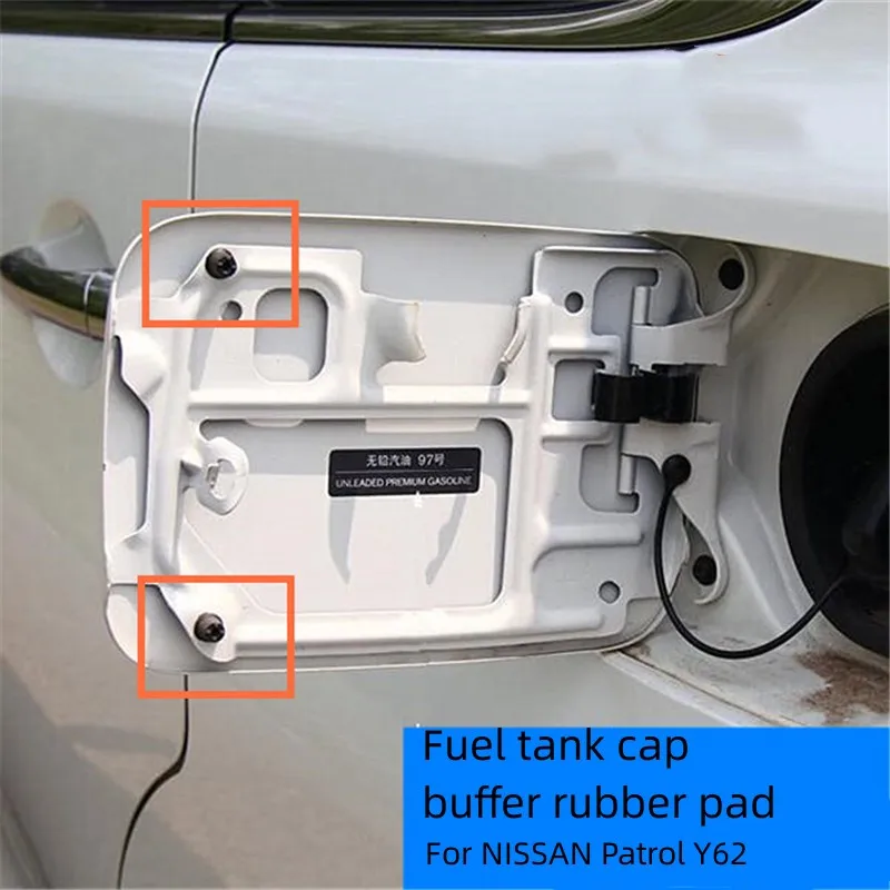 Per Nissan Patrol Y62 Car Fuel Tank Cover Cushion Pad In Gomma Particelle Di Gomma 2 Pezzi