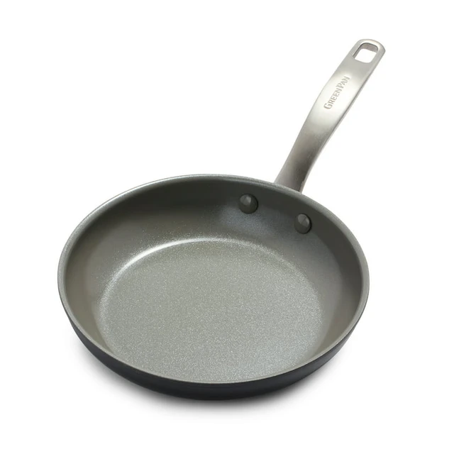  GreenPan Mini Healthy Ceramic Nonstick, 5 Round Egg Pan,  PFAS-Free, Dishwasher Safe, Stay Cool Handle, Pink: Home & Kitchen