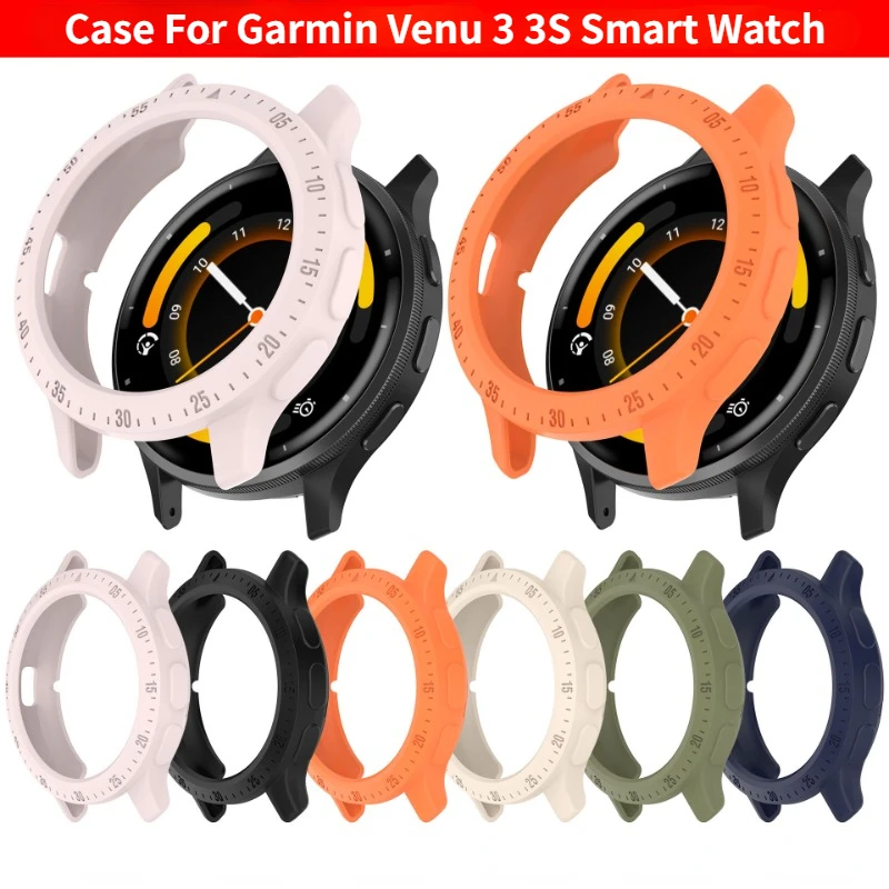 

Screen Protector TPU Case For Garmin Venu 3 3S Smart Watch Soft Edge Protective Bumper Cover for Garmin Venu3 /3S Accessories