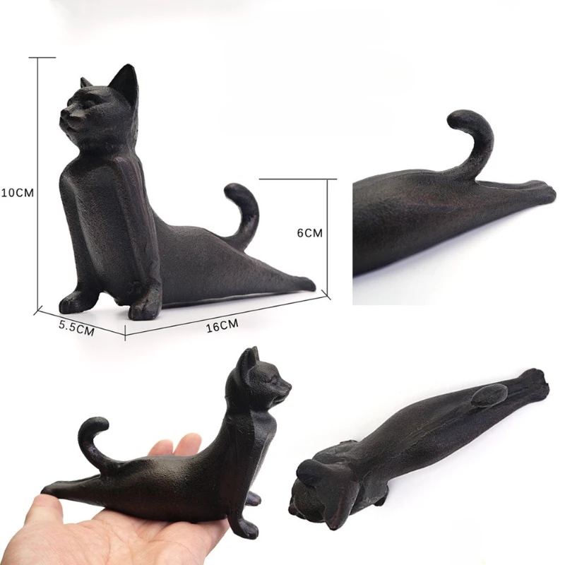 Cast Iron Animal Door Wedge Stopper