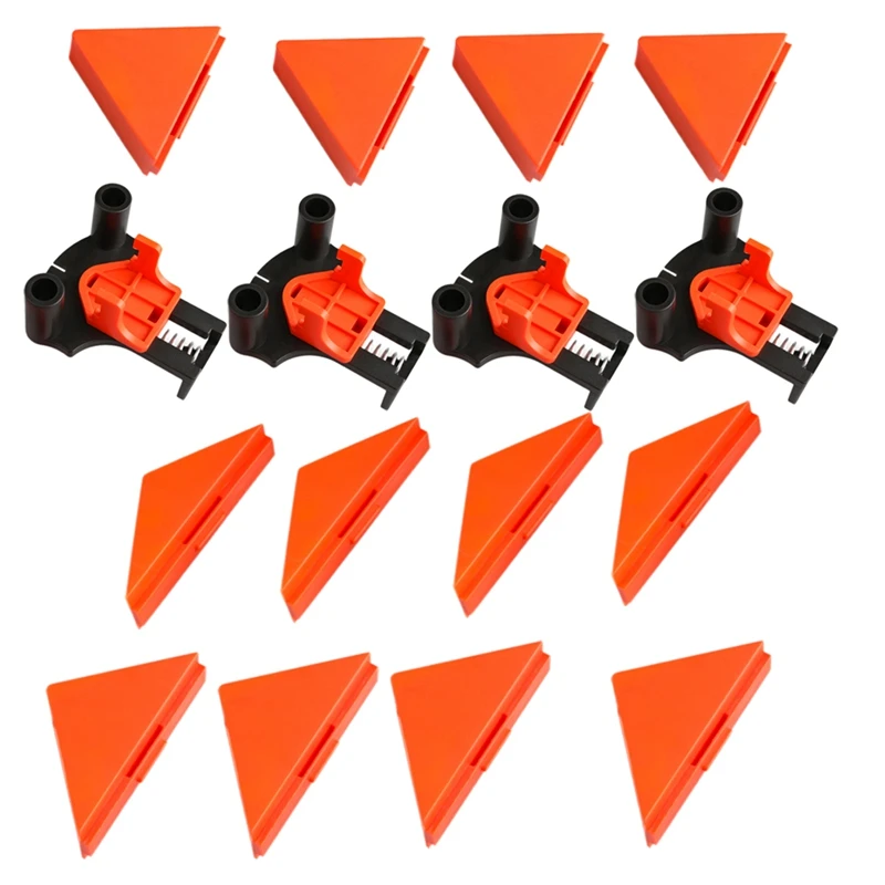 

16PC Woodworking Angle Clamp Utility Fixation Tool Woodworking Clip Household Installer 60° 90°120° Multi-Angle Tool