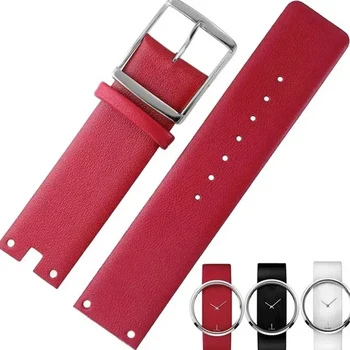 캘빈 클라인 시계 스트랩 남성용 팔찌, CK K94231 K9423101 정품 가죽, 내구성이 부드러운 시계 밴드, 22mm