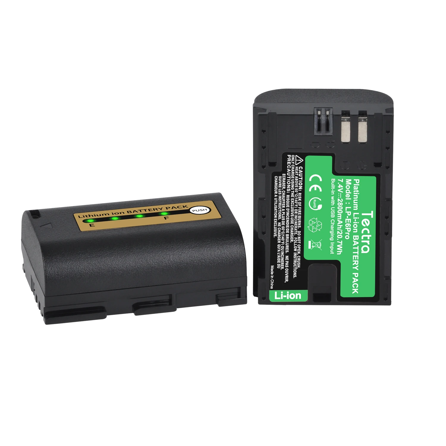 2800mAh LP-E6 LPE6 LP-E6N Camera Battery for Canon 5D Mark II III IV 5DS R EOS 6D 70D 80D