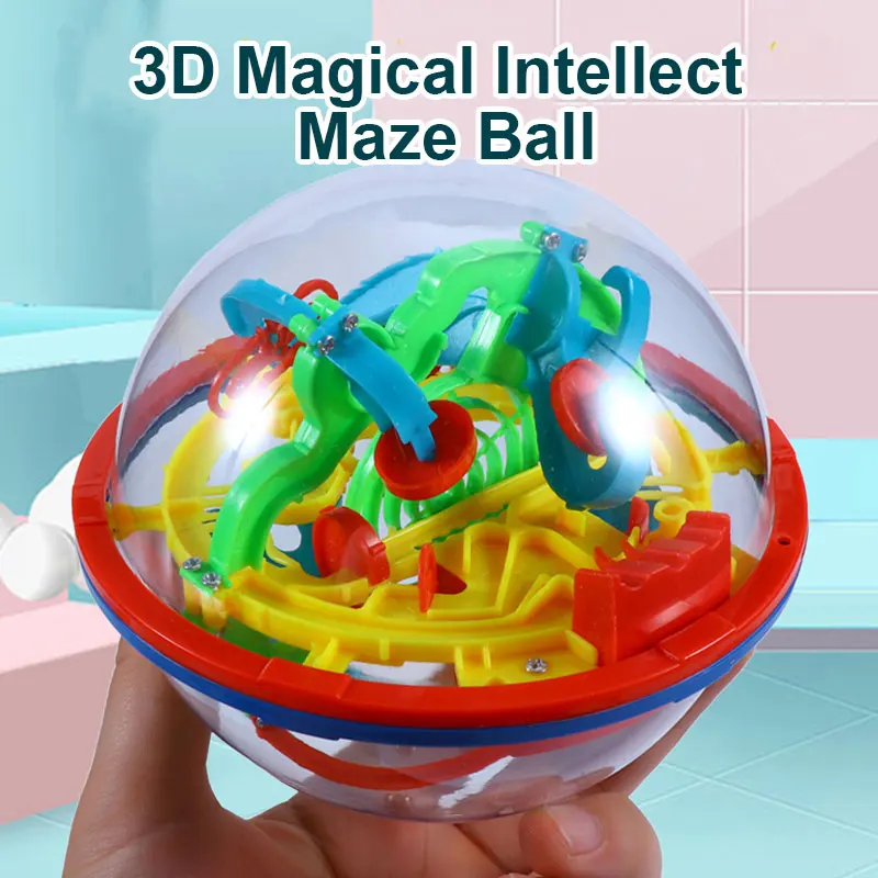 Maze Ball Mini 3D Magic Puzzle Intelligence & Idea Perplexus Maze Game  Labyrinth IQ Gifts Display Stand for Kids and Adults - AliExpress