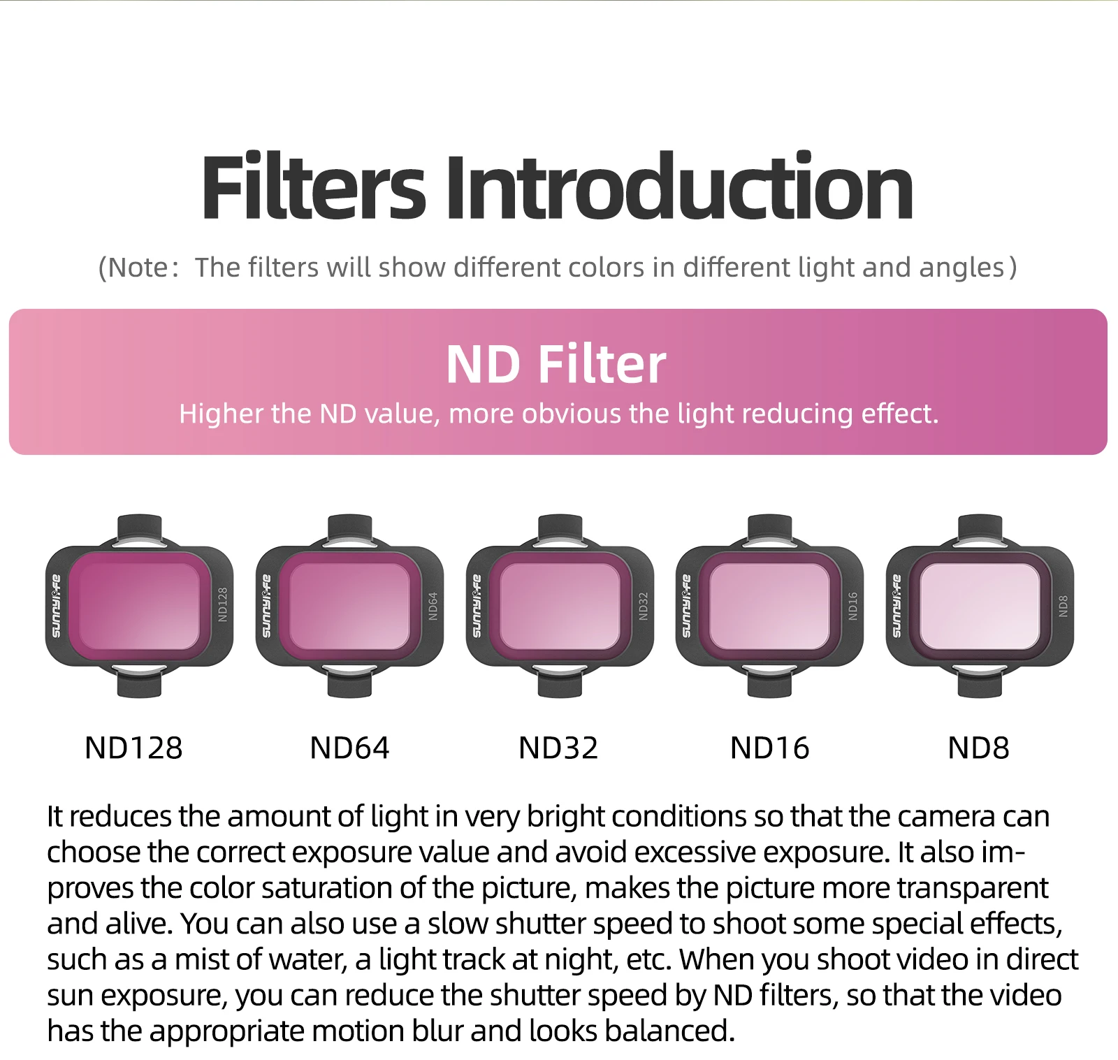 Für dji avata 2 filterset mcuv nd8 nd16 nd32 nd64 nd8pl nd16pl nd32pl nd64pl filter für dji avata 2 zubehör – Detail 11