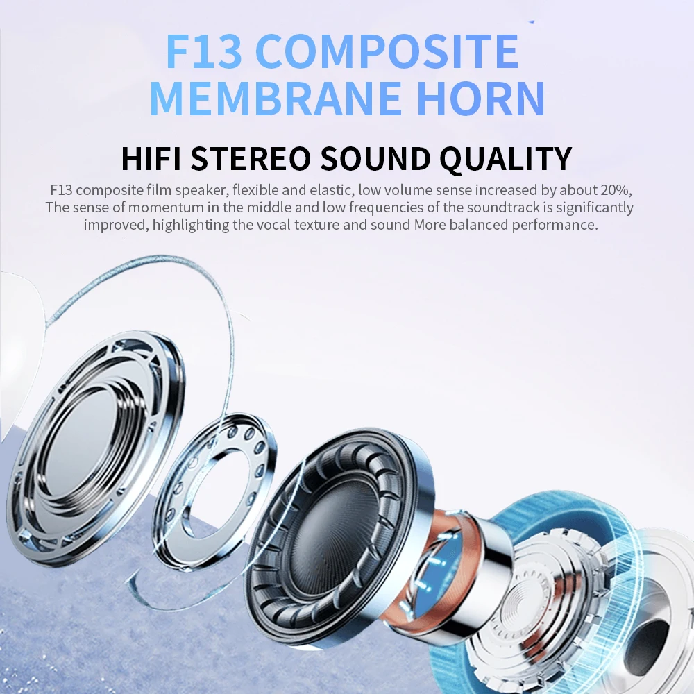 TWS BT 5.2 ENC Handsfree True Wireless In Ear Earbuds Stereo Mini Headphones Earphones Headsets Pro Pods 2