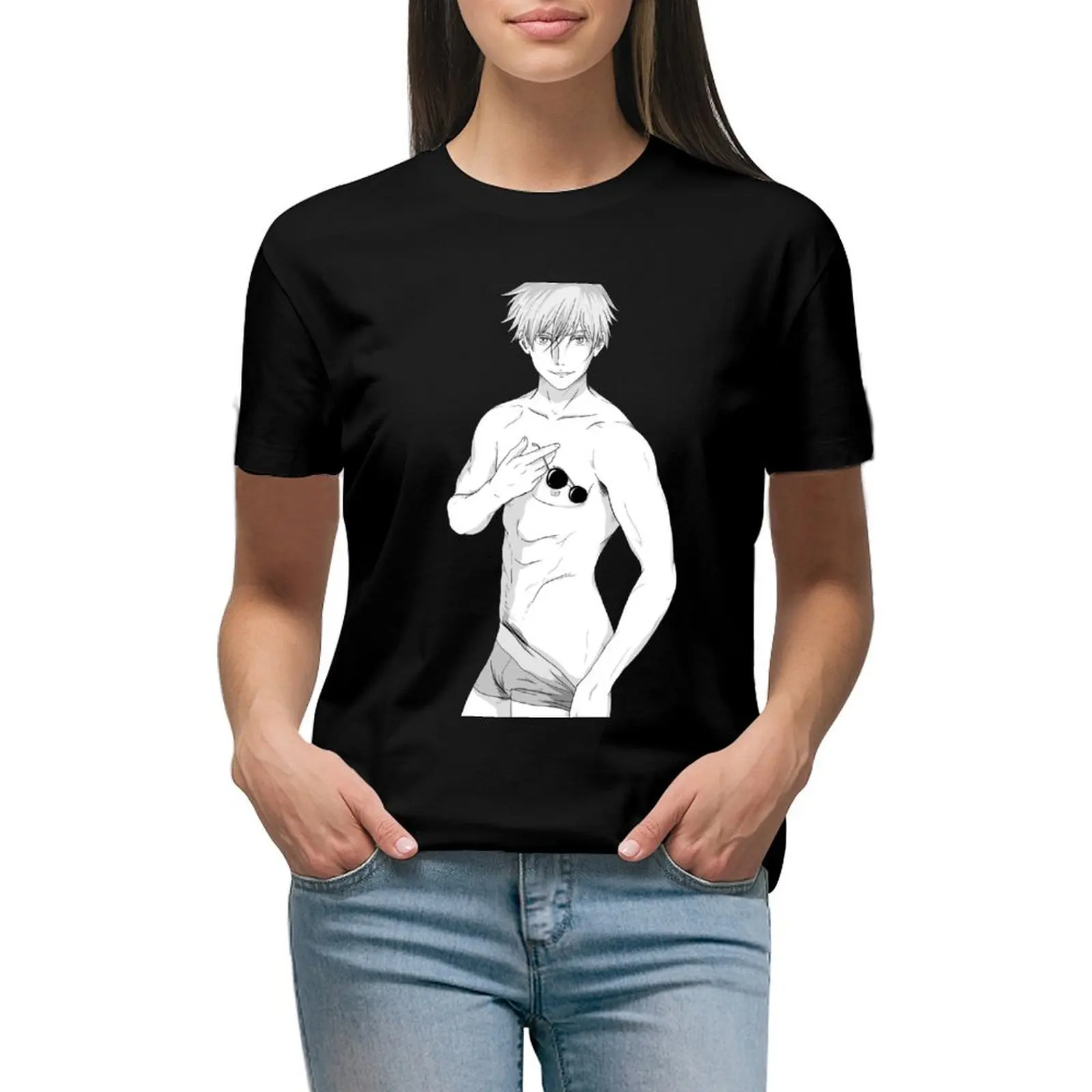 

Gojo satoru SEXY T-shirt Blouse female tshirts for Women