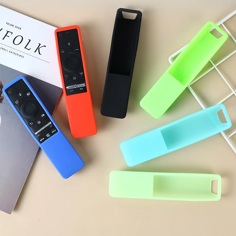 Custodia In Silicone Per Telecomando Samsung Bn59-01312A, Cover Protettiva Per Samsung Q90R Q80R Q70R Q60R 8K Smart Tv Remote Bn59-1259