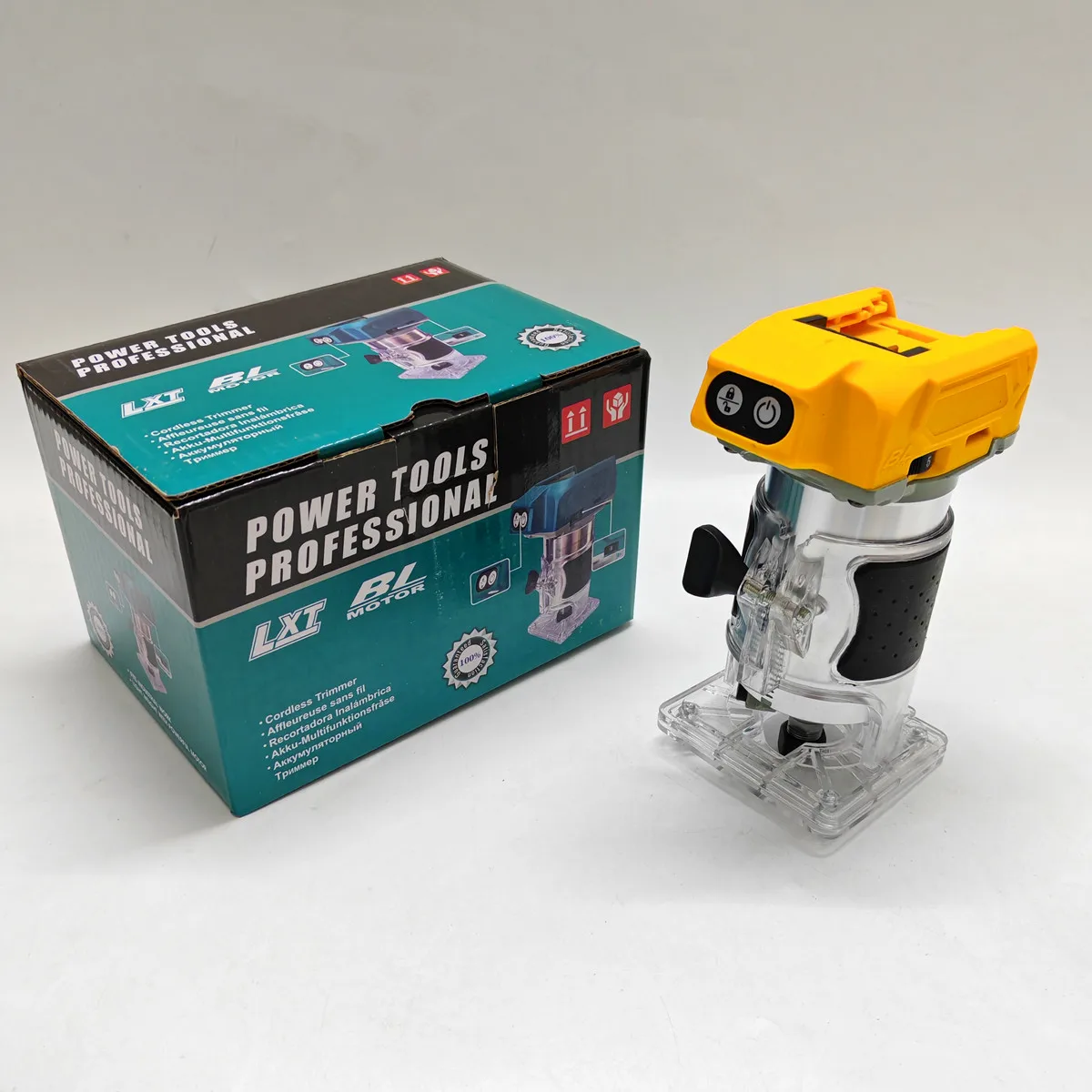Electric Trimmer Brushless Woodworking Trimming Machine Wood Router Milling Engraving Slotting Tools For DeWALT 20V 18V Battery