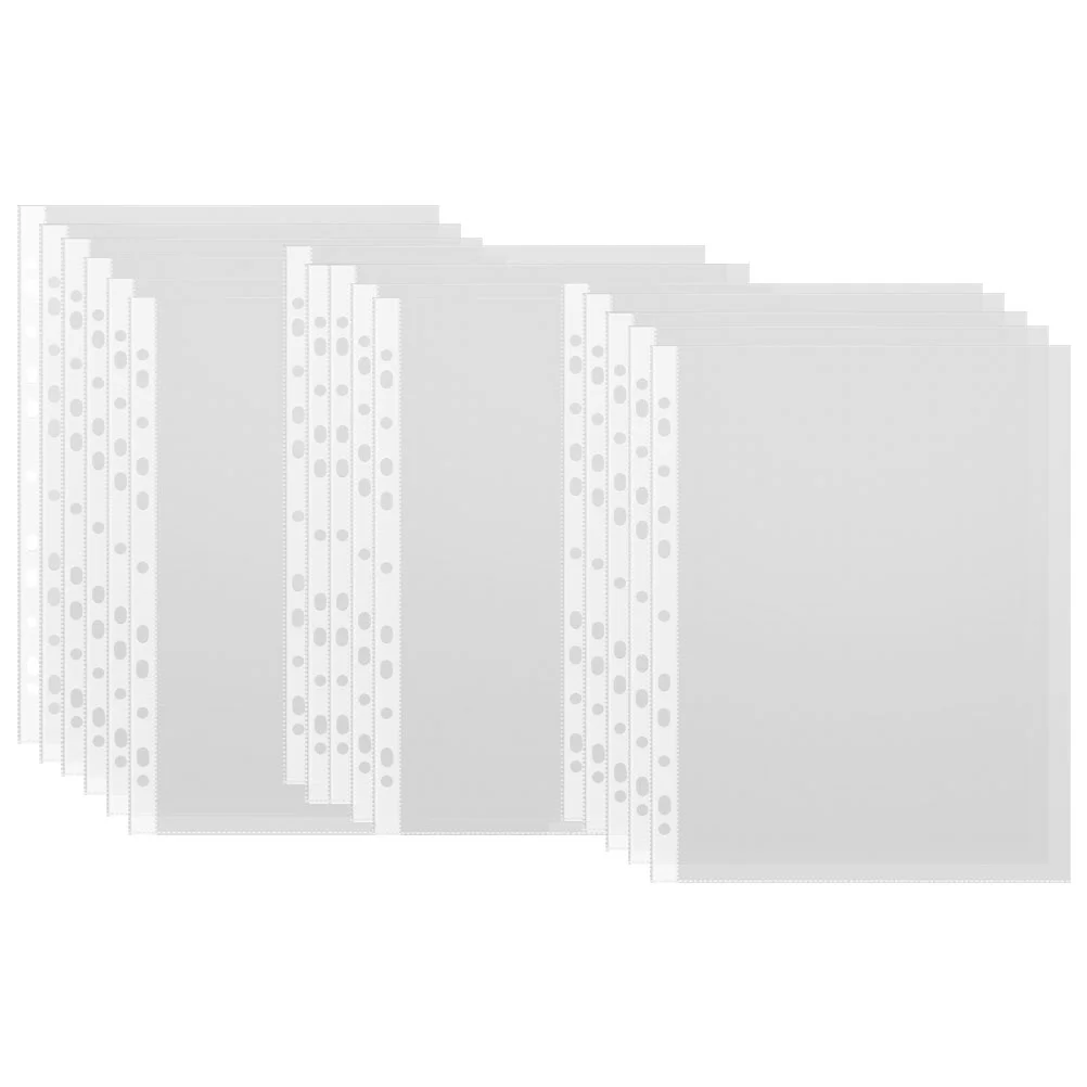 

Loose Leaf Document Bags File Storage Dustproof Holders A4 Clear Folder Inserts Folders Transparent