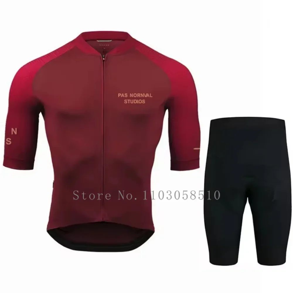 NEW 2025 Men Summer Cycling Jersey Set Pas Breathable Mountain Bike Cycling Clothes Ropa Maillot Ciclismo Verano Triathlon Suits 4