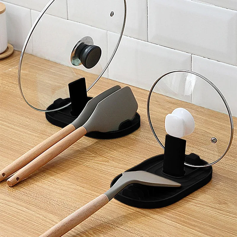 Pot Lid Holder 1/2Pcs Polychrome Nordic Style Storage Rack Practical Multifunctional Kitchen Supplies Non-slip