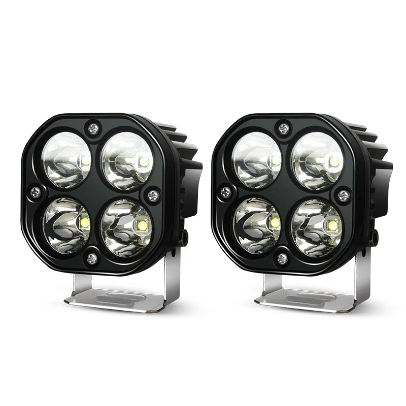 3 Inch Led Work Light Bar 12V 24V For Car Yellow Fog Lamp 4×4 Off Road Motorcycle Tractors Driving Lights White Square Spotlight