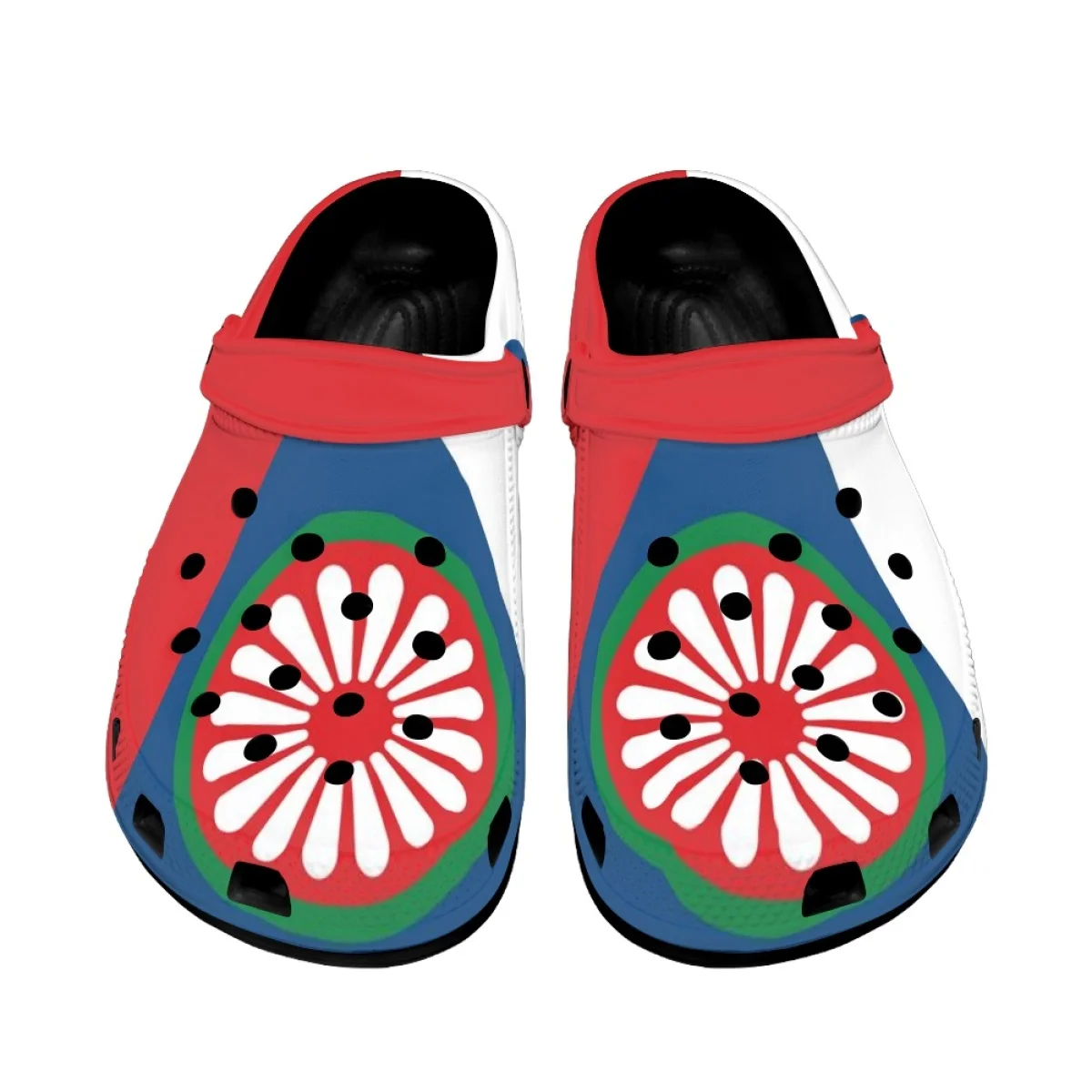 Romany Roma Travelers Flag Print Non-slip Bathroom Slippers Lightweight High Quality Casual Couple Sandals Summer Beach Flats