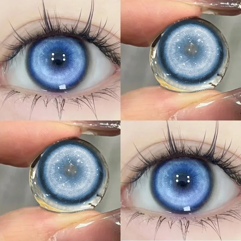 JeweLens Cosplay Miopia Corlor Lentes de Contato Anime Aluno 6 Meses 1 Par Halloween Lentes de Olho Bonito - AliExpress 66 - imagem 3