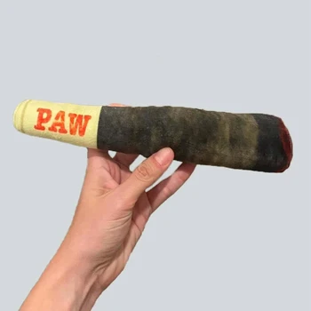 ⁦Cigar Plush Squeaky Chew Toy for Small & Medium Dogs⁩ - الصورة ⁦3⁩