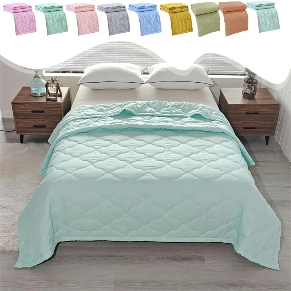 Double Sided Cooling Blanket Cold Effect Skin-Friendly Conditioning Quilt Spring Summer Breathable Cooler Quilt summer quilt