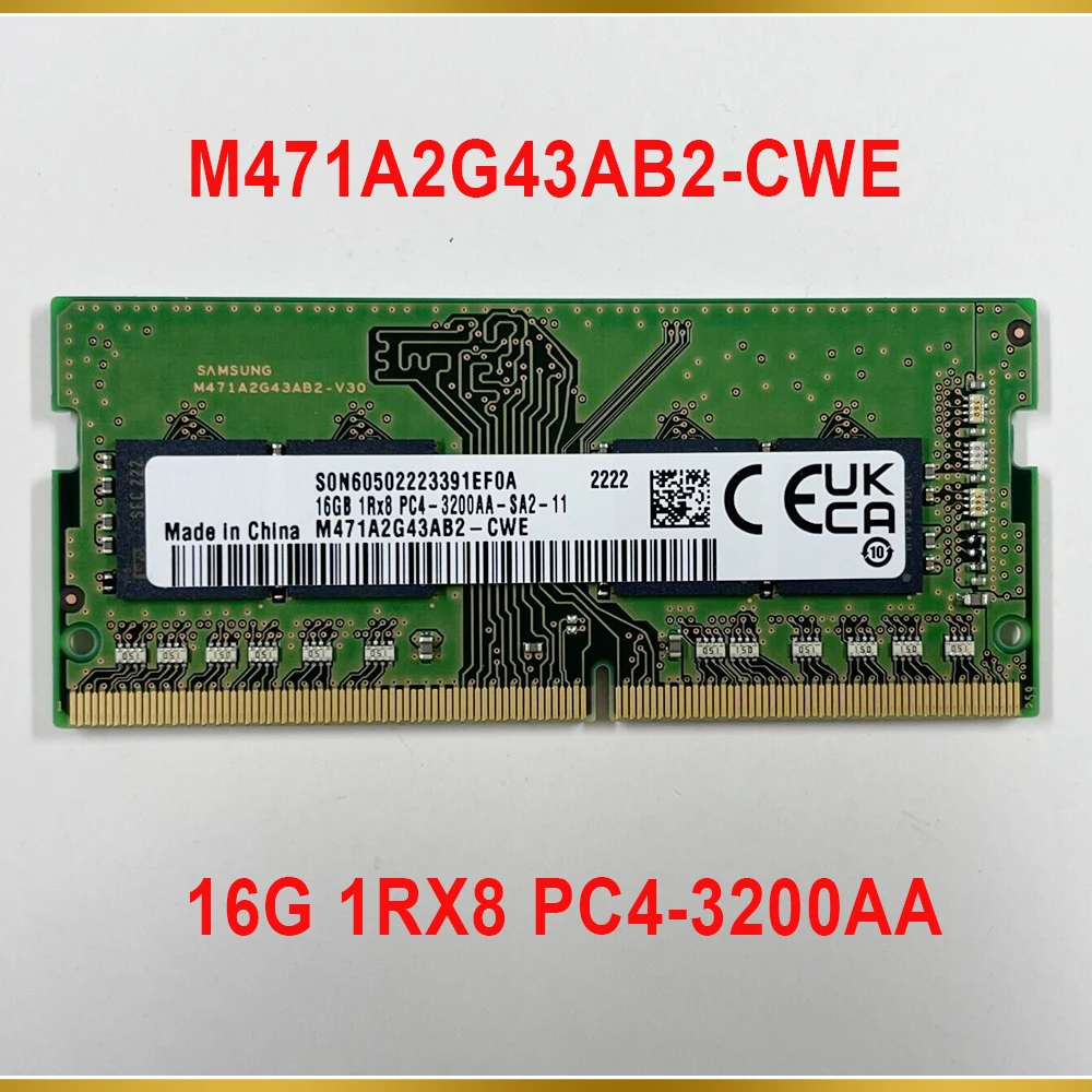 

1 PCS Laptop Memory For Samsung RAM DDR4 3200 16GB 16G 1RX8 PC4-3200AA M471A2G43AB2-CWE