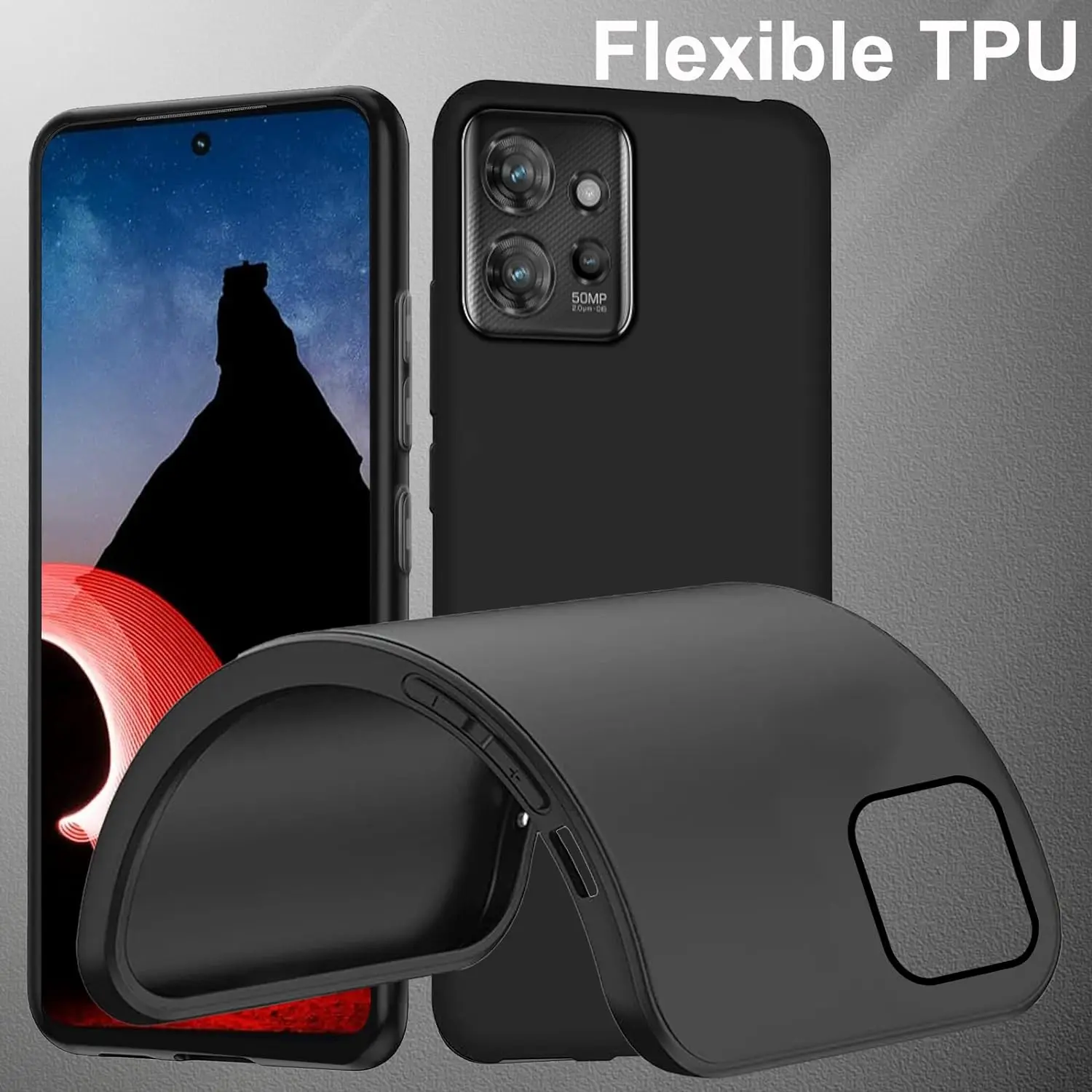 Ultra Thin Clear Soft TPU Camera Protection Back Cover Case