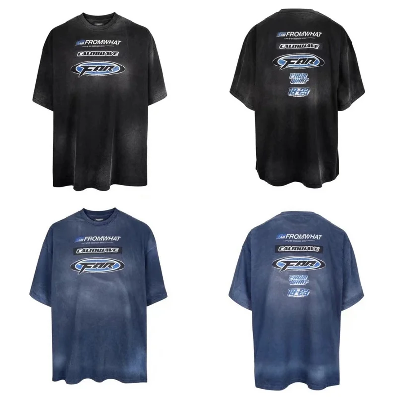 

Oversize Far Archive T-shirt Men Women High Quality Washable Old T Shirt Retro Short Sleeve Tee