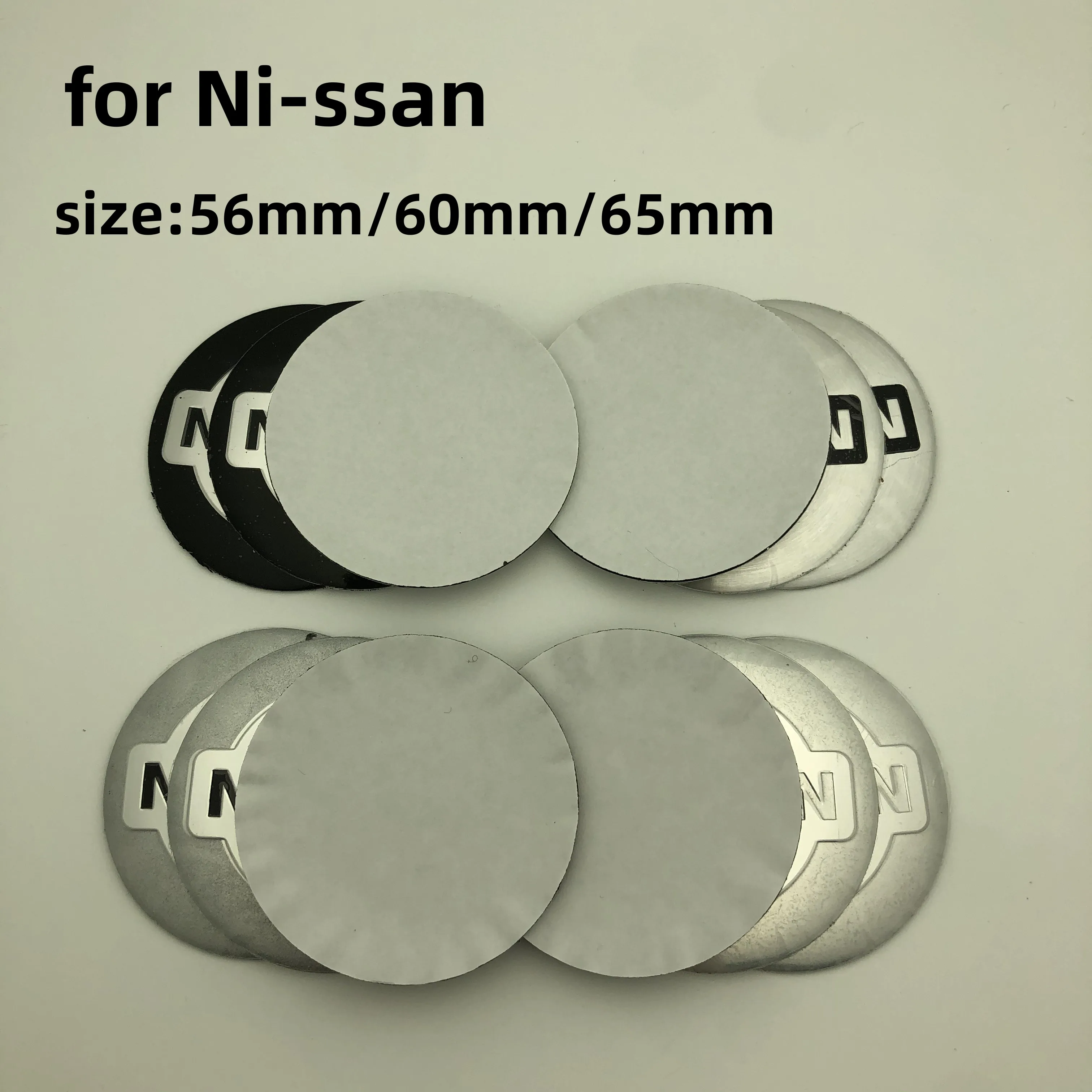 

4pcs/set 56mm60mm65mm Wheel Hub Cover Center Dustproof Sticker Suitable For Ni-ssan Qashqai j10 j11 Trail t32 Tiida Juke Navara