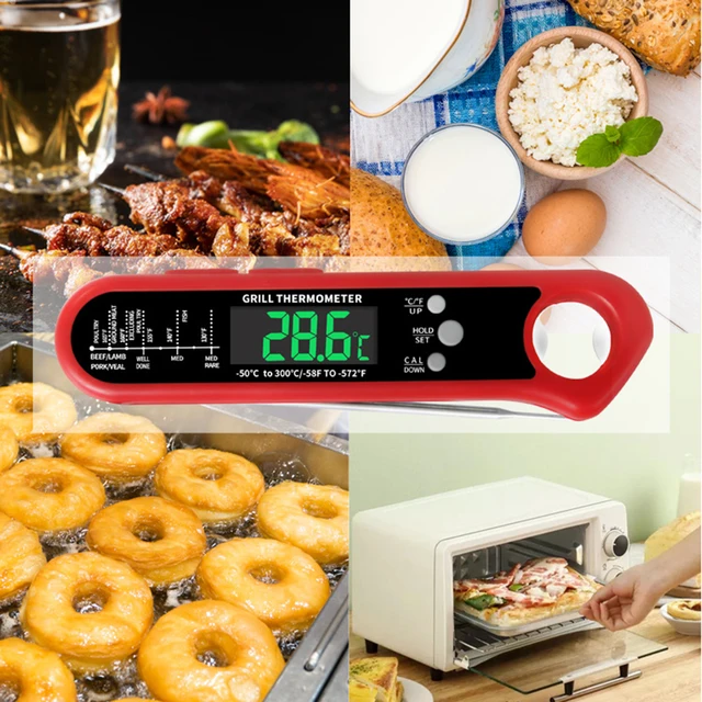 Digitális Húshőmérő, Vízálló Instant Olvasóhőmérő Főzéshez És Grillezéshez A Konyhai Eszközökhöz - Image 6