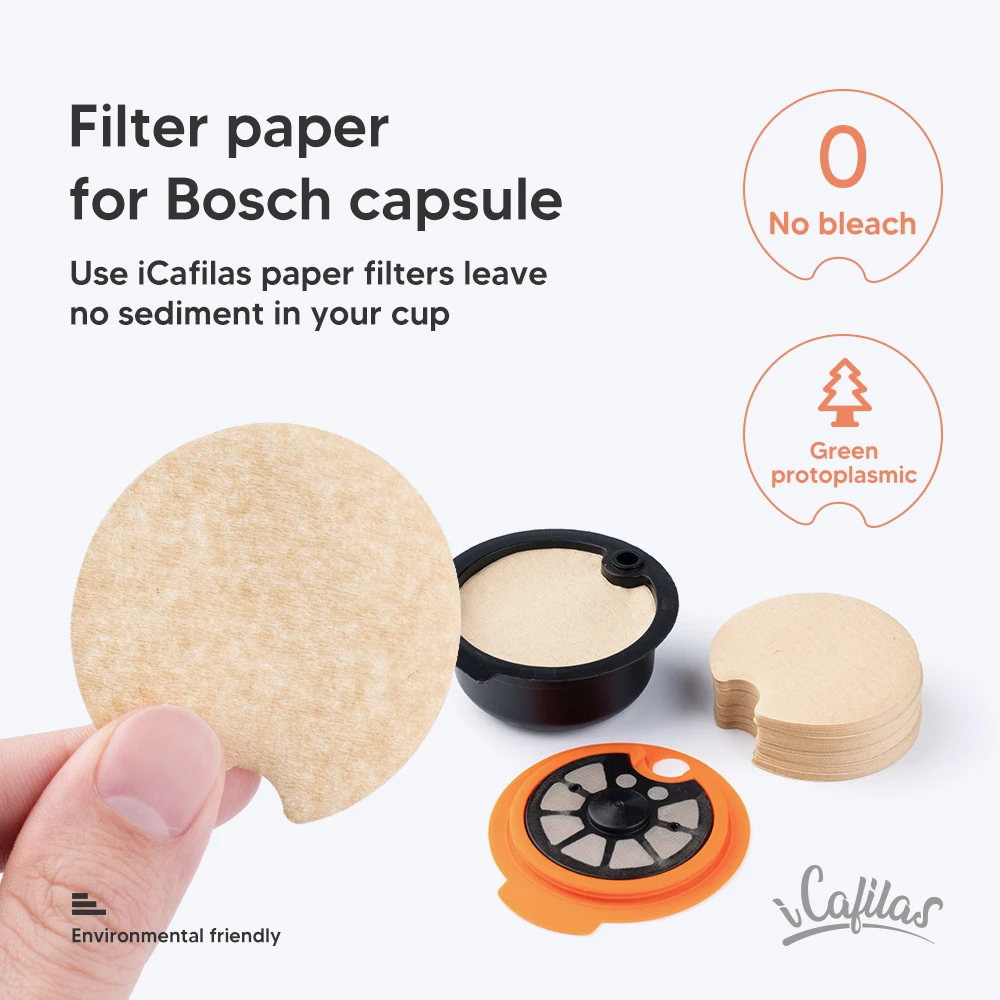 Capsules de café en acier inoxydable, dosette, filtre rechargeable, pour  machine à café Bosch Tassimo, 60/180/200/220ml, couvercle en silicone