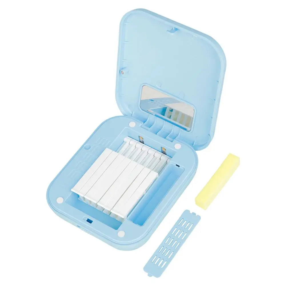 

YOUZI Reeds Sterilizing Case Saxophone Clarinet Mouthpiece Cleaning Uv Disinfection Reeds Storage Box With 8 Grids