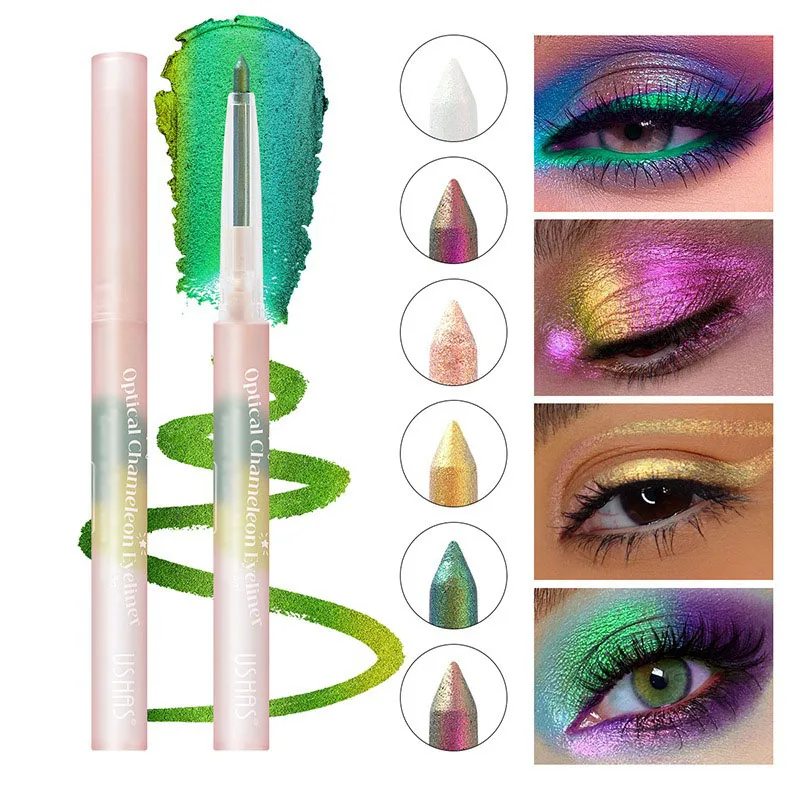 Chameleon Eyeliner Gel Pen Eyeshadow Stick Glitter Shimmer Gel Eyeliner Waterproof Quick-dry Makeup