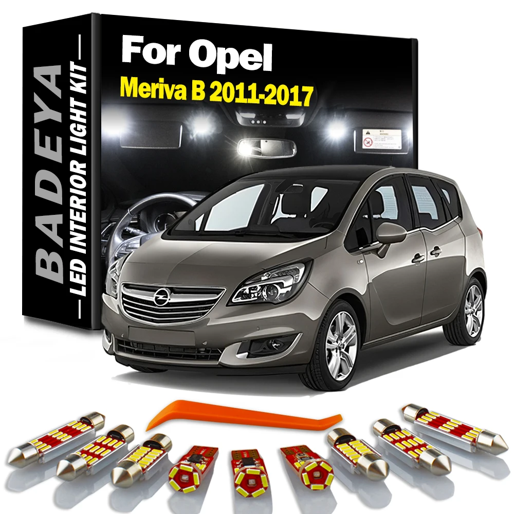 BADEYA17PcsCanbusLEDInteriorLightMapBulbKitForOpelVauxhall