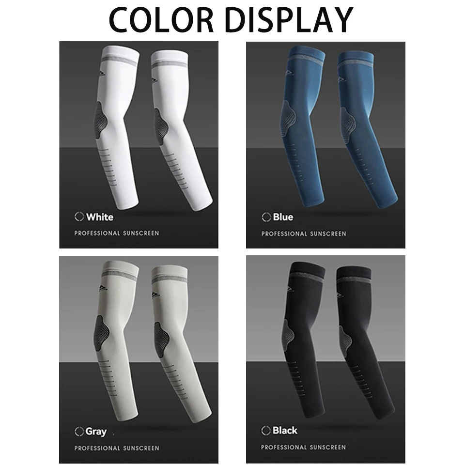 GTUBIKE Sun Protection Sleeves Sun Arm Protection Ice Silk Outdoor Sports Driving Cycling Breathable Elastic For Men And Women