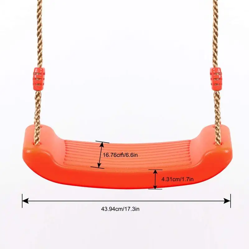Children Boy Girl Outdoor Garden Tree Swing Rope Seat For Kids Color EVA Soft Board Swing Kindergarten Playground Swing 6