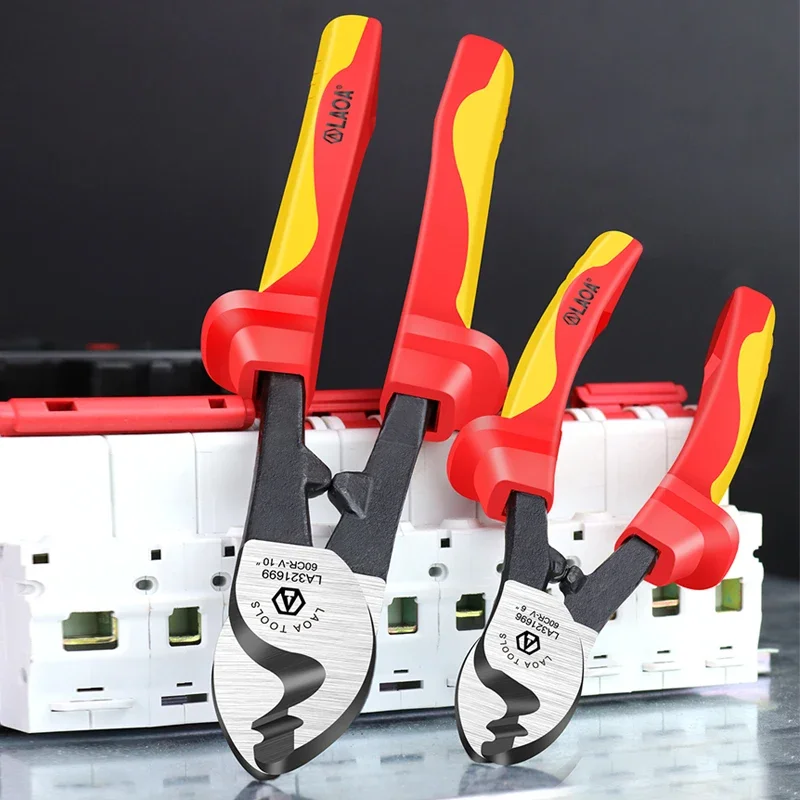 LAOA 1000V insulated cable cutting machine electrician professional pliers impact stripping pliers VDE pliers cable cutters